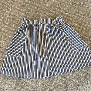 Zara Girls Striped Skirt